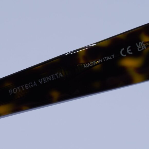 Bottega Veneta BV1212S 002 Sunglasses Havana Square Frame, Brown Lenses - Picture 9 of 11